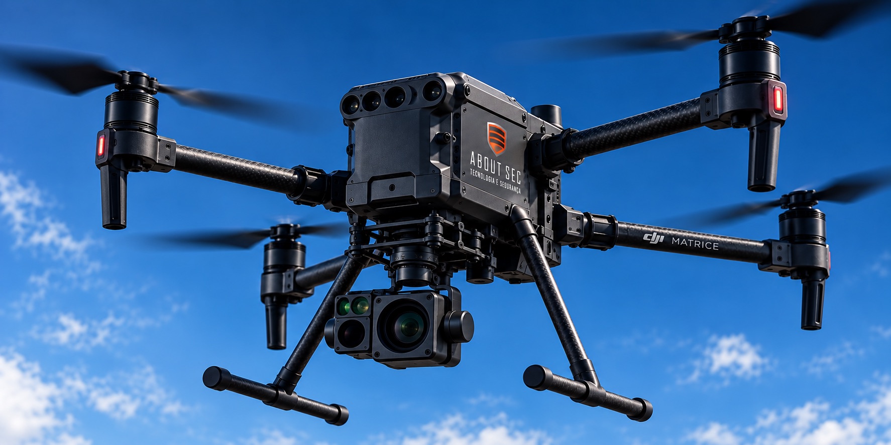 Drone em operação