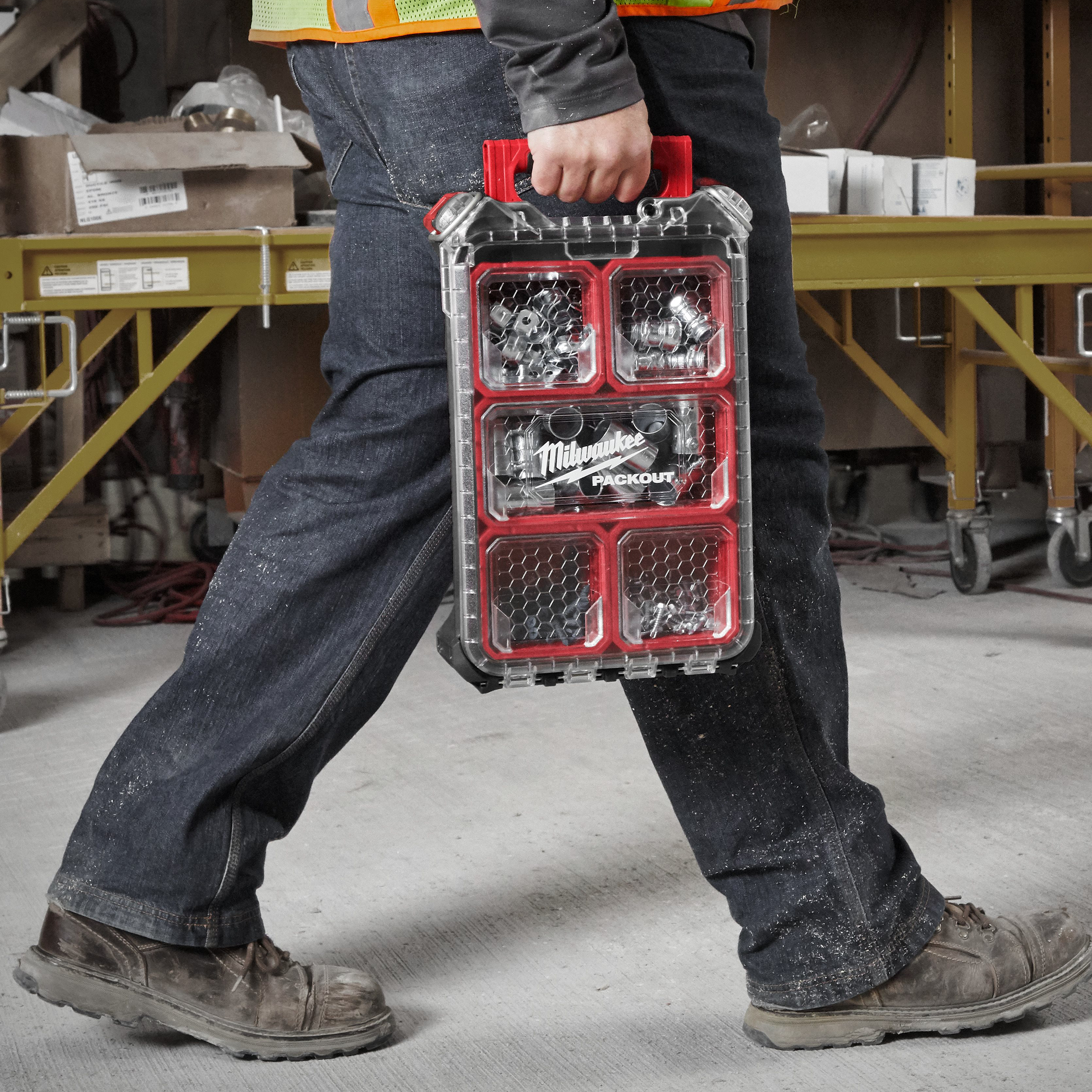 Profissional transporta organizador Milwaukee PACKOUT