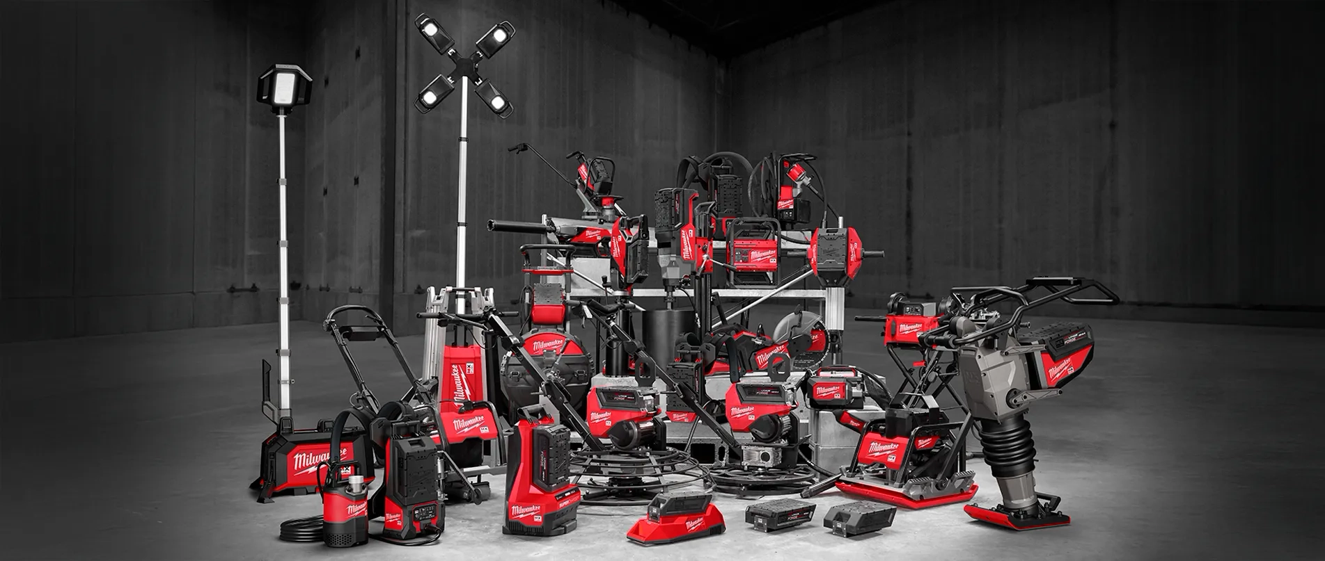 Linha de equipamentos Milwaukee para diferentes aplicações profissionais
